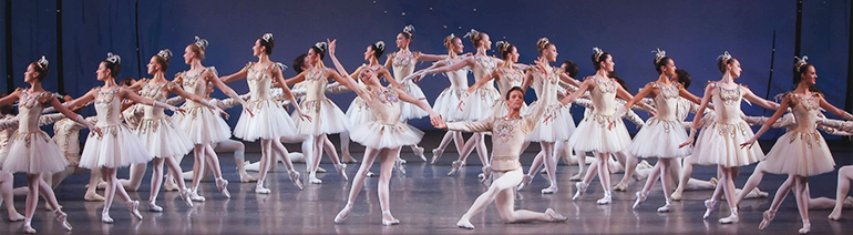 The NYC Ballet Company performing Balanchine's 'Jewels'